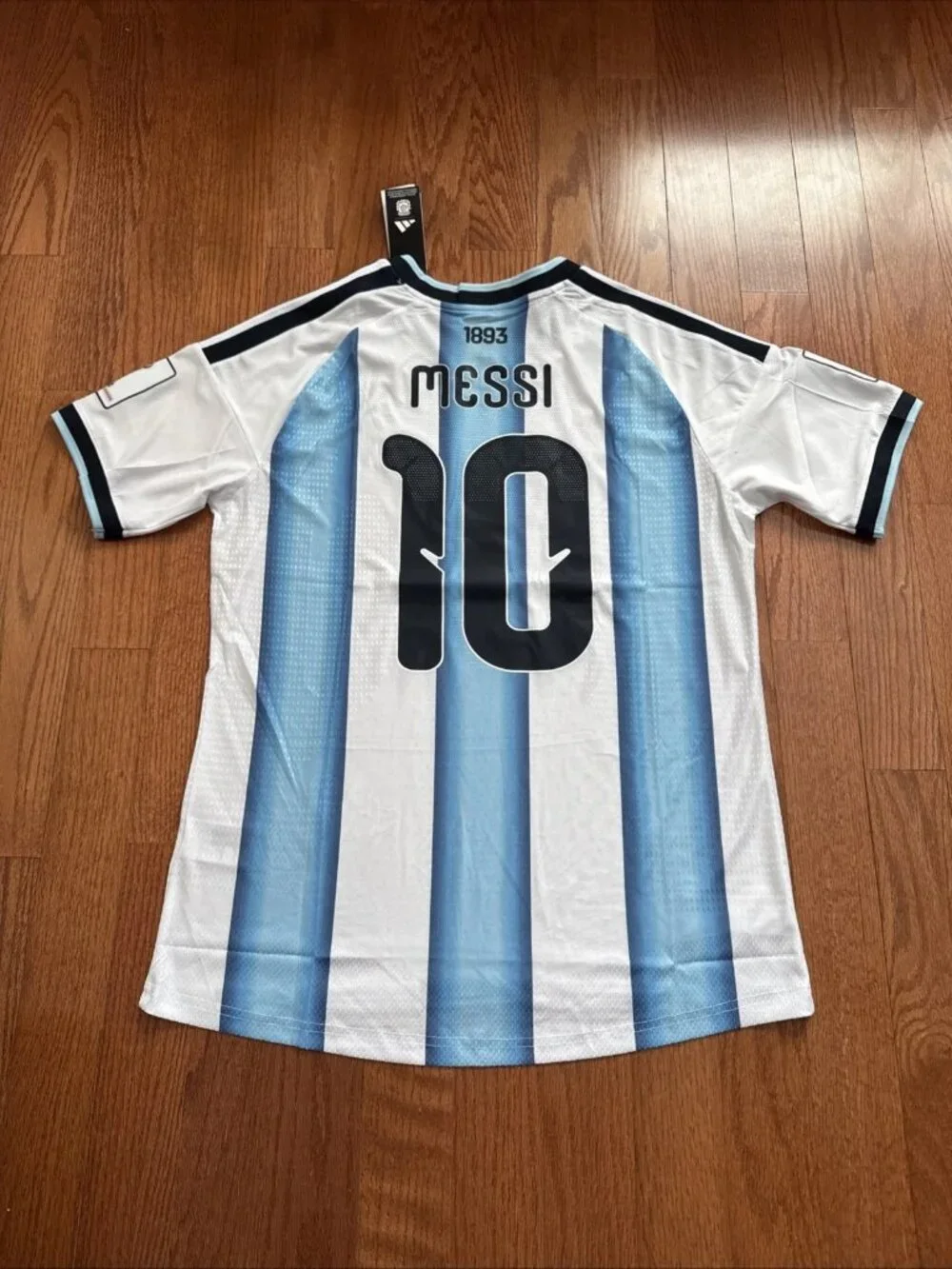 Adult Mens Lionel Messi 2026 World Cup Soccer Jersey Blue White - Picture 3 of 5